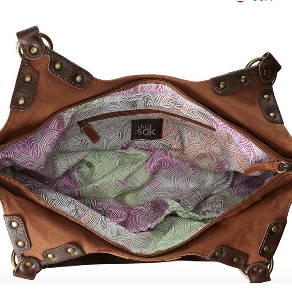 The Sak Indio Buttery Soft Leather Hobo Shoulder Bag - Picture 9 of 10